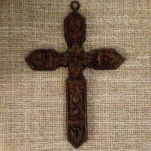 Vintage Metal Cross - Wall Decor
